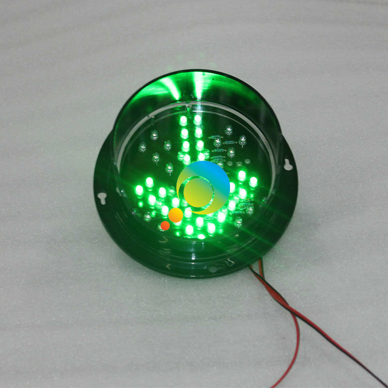 Luces de tráfico LED de flecha roja y verde, 12V CC o 24V CC, 125mm, novedad