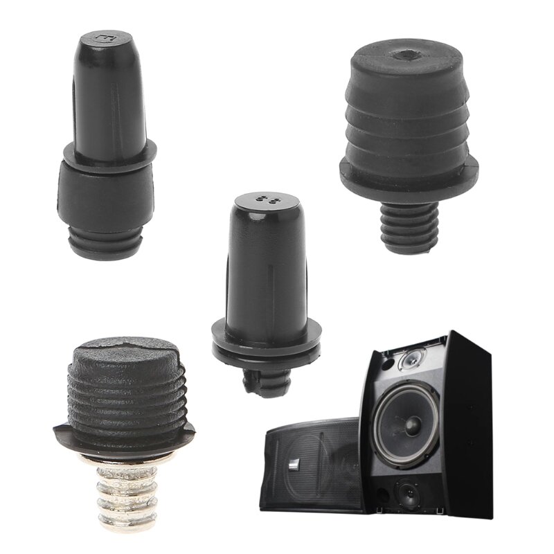 10 Pcs DIY Audio Speaker Buckles Plastic Ball Socket Type Grill Guides Peg Kit
