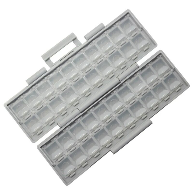 AideTek-Surface Mount Components Storage Box, caixa transparente, sortido Resistor Capacitor, 40 Compartimentos