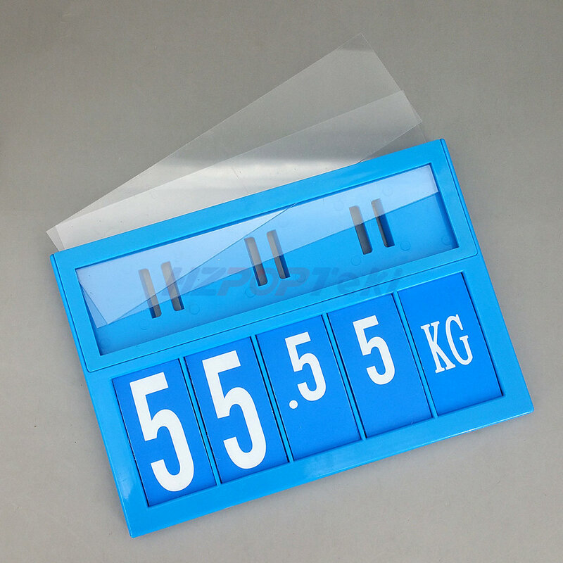 Pop Promotie Prijsbord Display Geplaatst Label Kaart Plastic Houder Frame Door Afgeplatte Pin Vervangbare Winkel Zeevruchten Aera 10Sets
