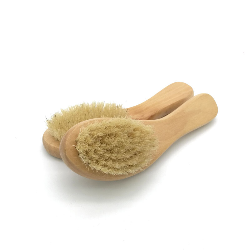 The Shoe Brush Bristles Bend Surface Polishing Wipe Leather Shoes Scrub Fur Polish Fluffy Soft