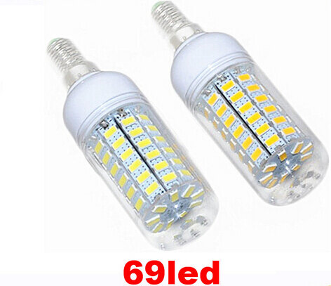 5X 옥수수 전구 E14 램프 led 5730 24LED 36LED 48LED 56LED 69LED 4W 5W 7W 9W 10W 램프 앰플 Led, 220V 앰플 램프 스팟 전구