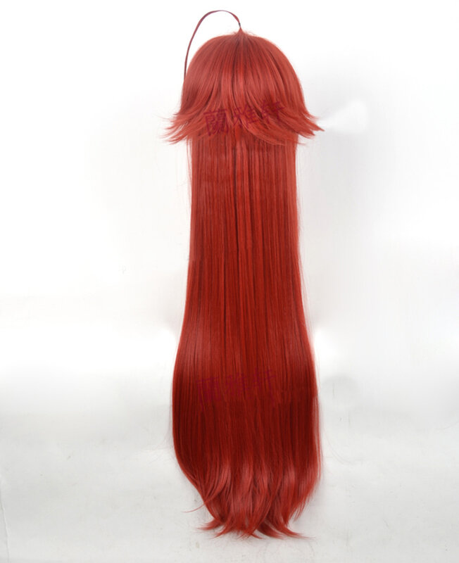 High School DxD Rias Gremory 100 cm Lange Rode Wijn Hittebestendige Haar Cosplay Kostuum Pruik + Gratis Pruik Cap