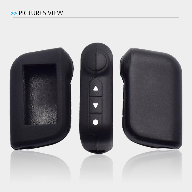 Couverture de clé en silicone pour Starline, A93, A63, A39, A36, A66, A96, émetteur d'alarme de voiture bidirectionnelle, porte-clés, étui de protection LCD Remote Fob