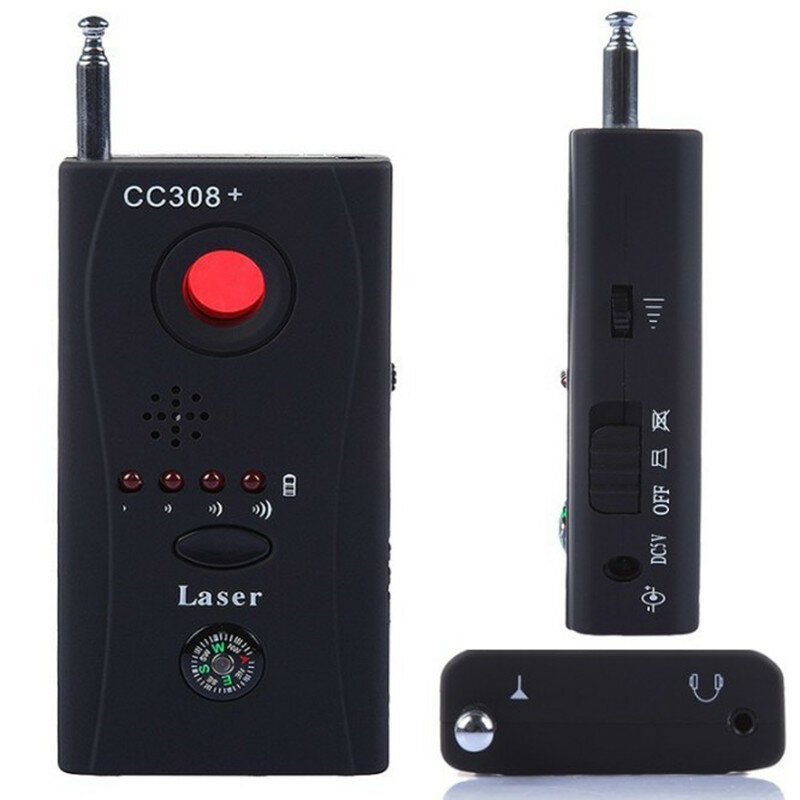 CC308 + rilevatore di segnale Wireless rilevatore di telecamere rilevatore di privacy con protezione del rivelatore multifunzione anti-candid