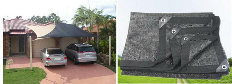 Protection solaire en maille respirante 2x2m, filet d'ombrage, anti-insectes volants