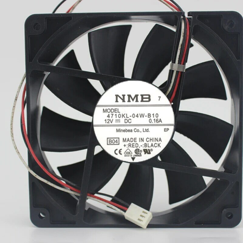 Asli Chassis 4710KL-04W-B10 B19 12025 12CM 0.16A Silent Chassis Double Ball Fan