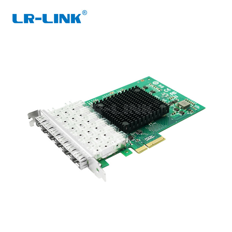 LR-LINK 1006PF-6SFP adattatore Gigabit Ethernet a sei porte scheda Lan 1Gb PCI Express x4 scheda di rete ottica in fibra Server Intel I350