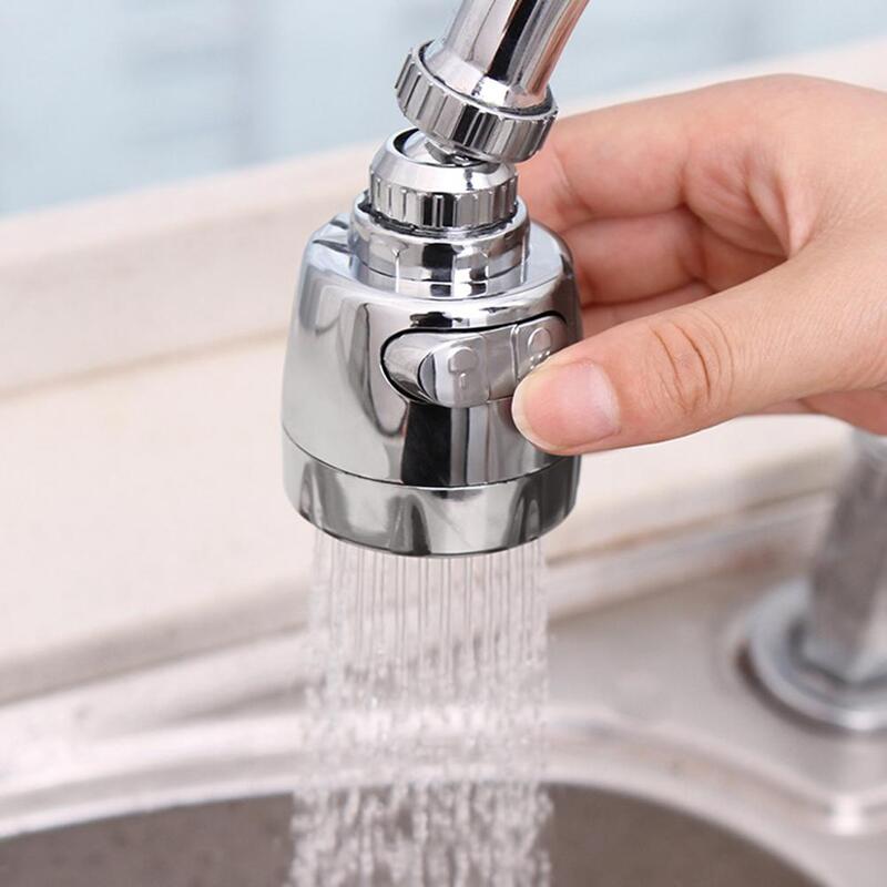 Innovative Kitchen Faucet ABS + Stainless Steel Splash-Proof Universal Tap Shower Water Rotatable Filter Sprayer Nozzle