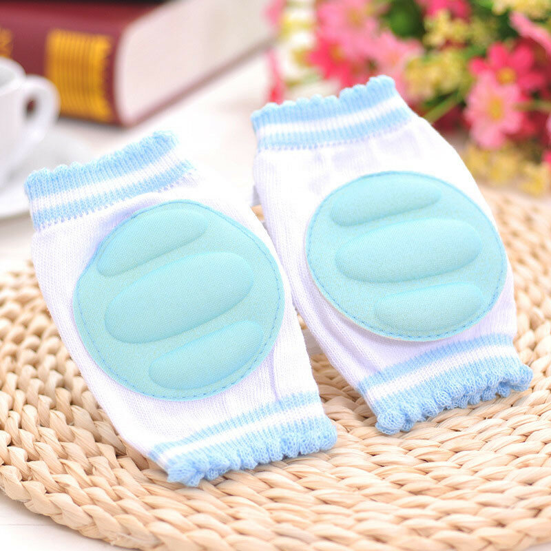 2018 New 1Pair Baby Kneepad Cotton Breathable Sponge Children Knee Pads Learn To Walk Best Protection Crawling Leggings Pad