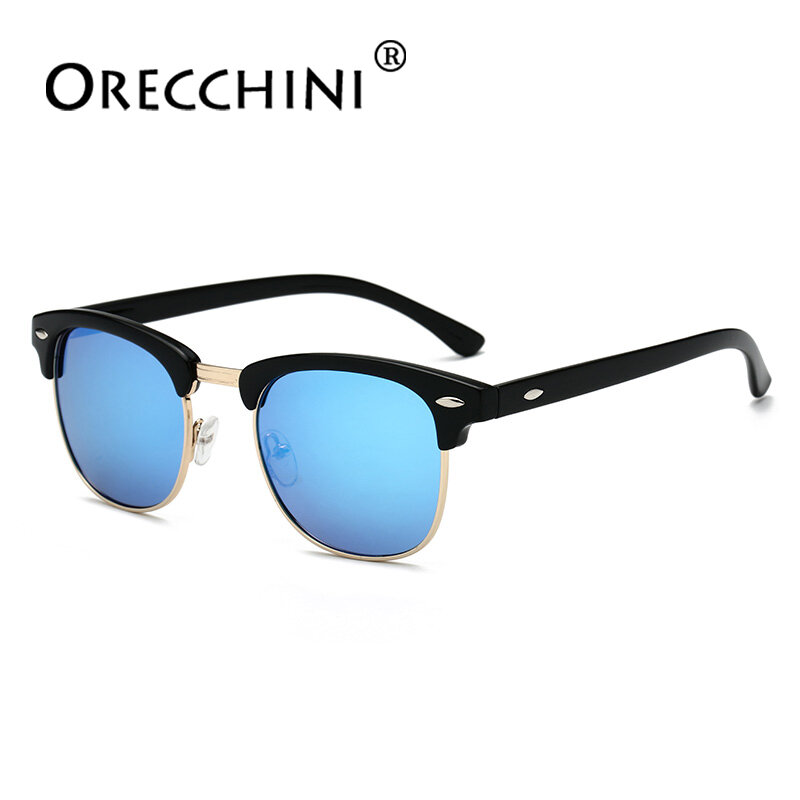 ORECCHIN Vintage Rice Nail Classical Sunglasses For Women Business Trip Brand Designer Eyewear lunette soleil femme UV400 MS3016