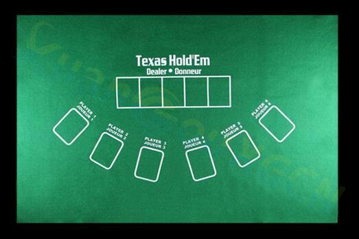 Texas Hold'em włóknina mata na stół Poker blat 21 punktów kostki obrusy travel party zabawki rodzinne