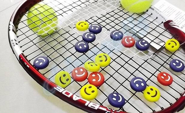 1pcs 테니스 라켓 댐퍼 충격 흡수 장치 테니스 라켓 진동 감쇠기를 줄이기 위해 raqueta Tenis pro staff Bracelet