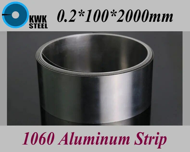 0,2*100*2000 мм 1060 алюминиевая лента алюминиевая фольга DIY Материал Бесплатная доставка