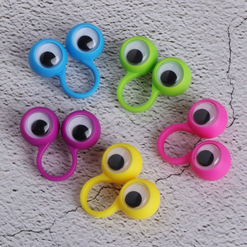O anel do olho do tamanho da atividade do dedo pode ser cabido com presentes pequenos dos brinquedos
