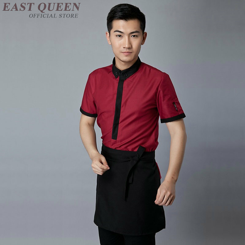 Uniformes do garçom e da garçonete roupa do restaurante uniformes da garçonete para garçons catering cozinha vestuário do hotel uniforme dd1020