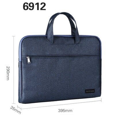 Bolso de mano de lona para hombre, maletín Oxford multicapa, paquete de información simple, impermeable, para oficina y negocios