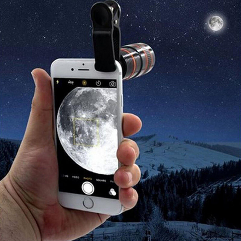 2018 New Transform Your Phone Into Professional Quality Camera HD360 Zoom Telescope 8X Telephoto Lens Use On Any Smartphone