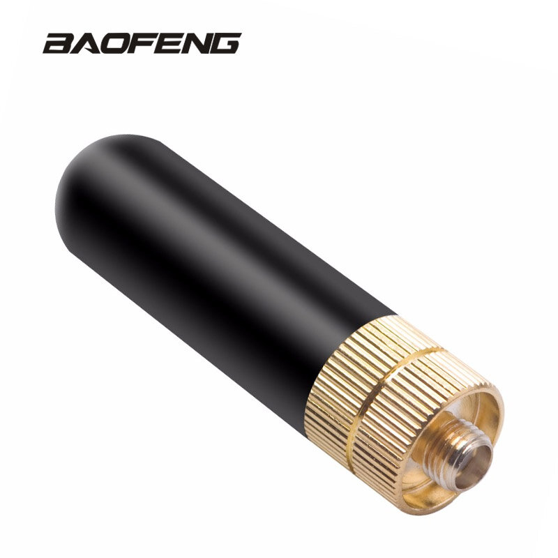 Антенна на палец для портативной рации Baofeng SMA-F, UV-5R, BF-888s, UV-82, универсальная, Двухдиапазонная, UHF, VHF, 5 см