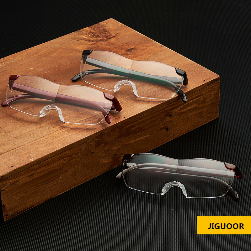 250 grad Lupe Brillen Presbyopie Brille Vergrößerungs Brille Mode Tragbare Gläser Lupe