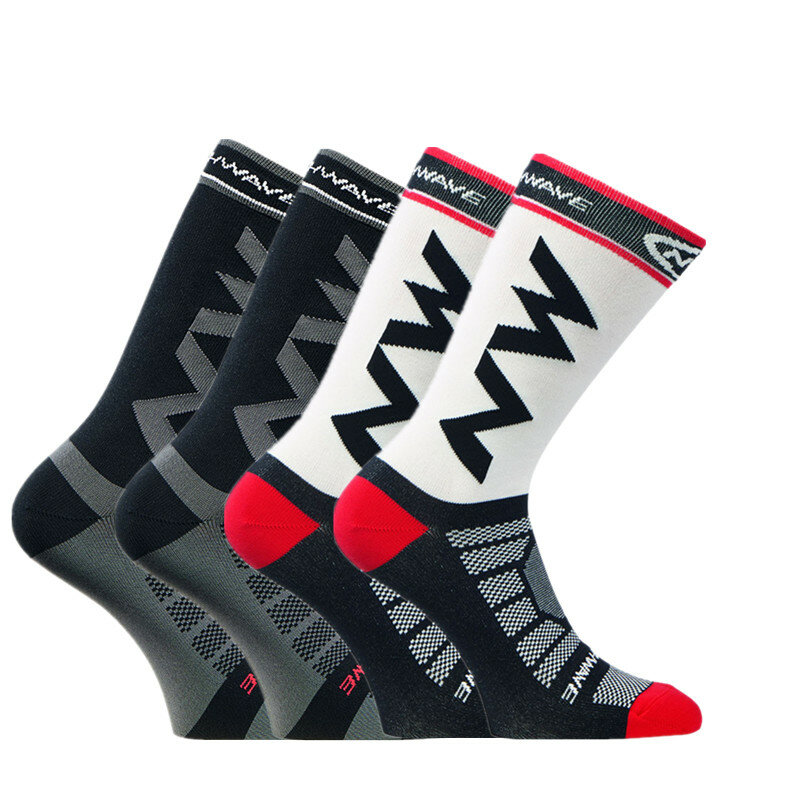 4pair/set Sport Outdoor Cycling Socks Men Running Socks Breathable Comfortable Bikes Compression Socks