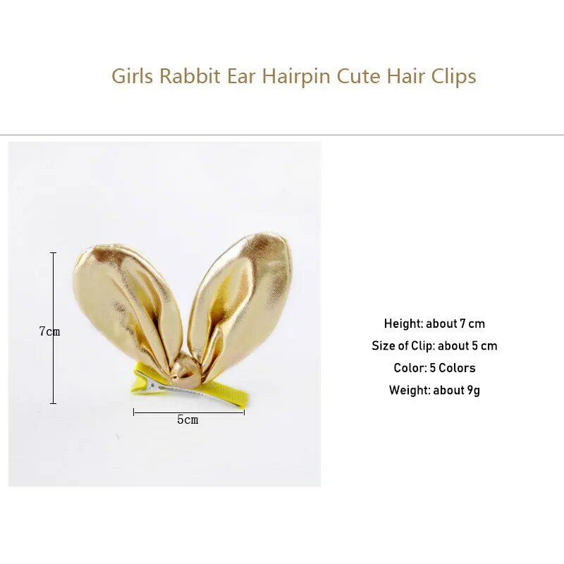 1PC Haarspeld Stereo Konijnenoren Hoge Kwaliteit Meisjes Baby Haarspelden Haar Clip Kids Mooie Boog Boutique Haarband haar Accessoires