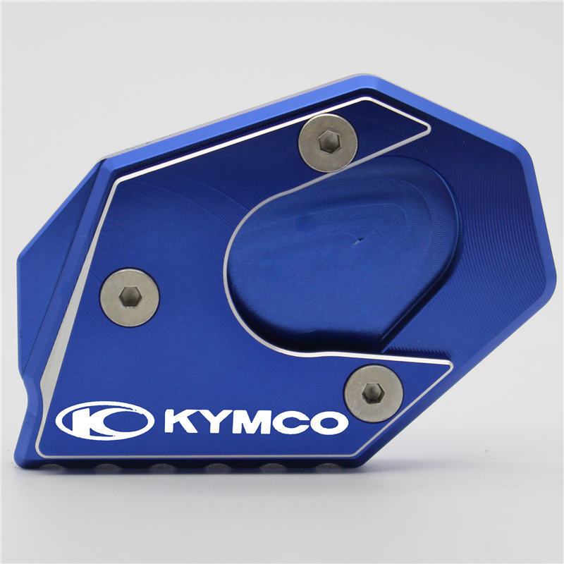 Para aplicável a todos os acessórios kymco kickstand suporte lateral placa almofada ampliar extensão pontapé suporte