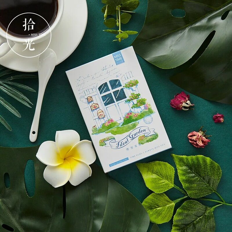 30 листов/набор замечательная идеальная открытка с садом/поздравительная открытка/карта сообщений/конверт с надписью на день рождения пода...
