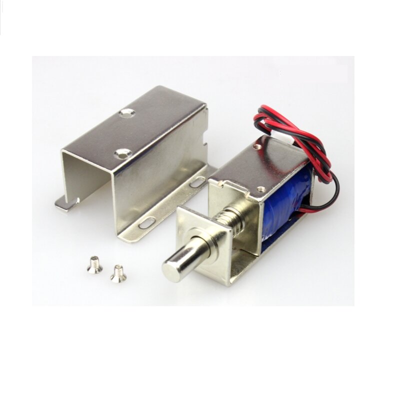 12V /24V Electronics Lock Assembly Solenoid Low Power Consumption