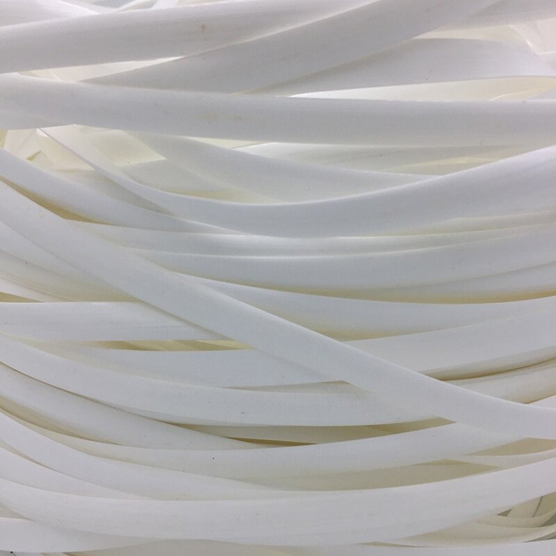 500g white synthetic rattan PE rattan plastic imitation synthetic rattan weaving raw material for outdoor table chair component