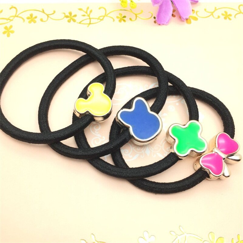 1PCS Colored  Clover Hair Accessories For Women Headband,Elastic Band For Hair For Girls,Hair Band Hair Ornaments For Kids