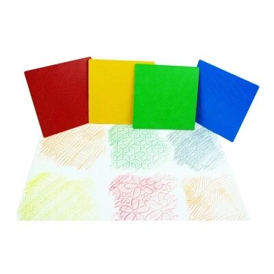 children's hand-painted rubbing template 4 pieces 8 sides free shopping