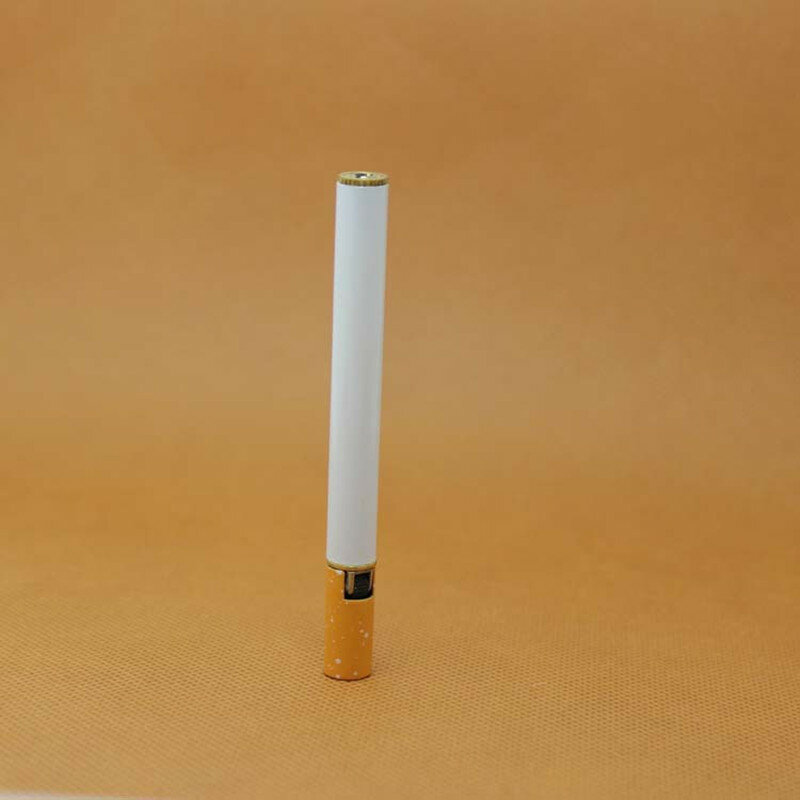 Allume-cigare à gaz gonflable en forme de silex, Compact, en métal, coupe-vent, pour l'extérieur, 3 pièces, sans gaz