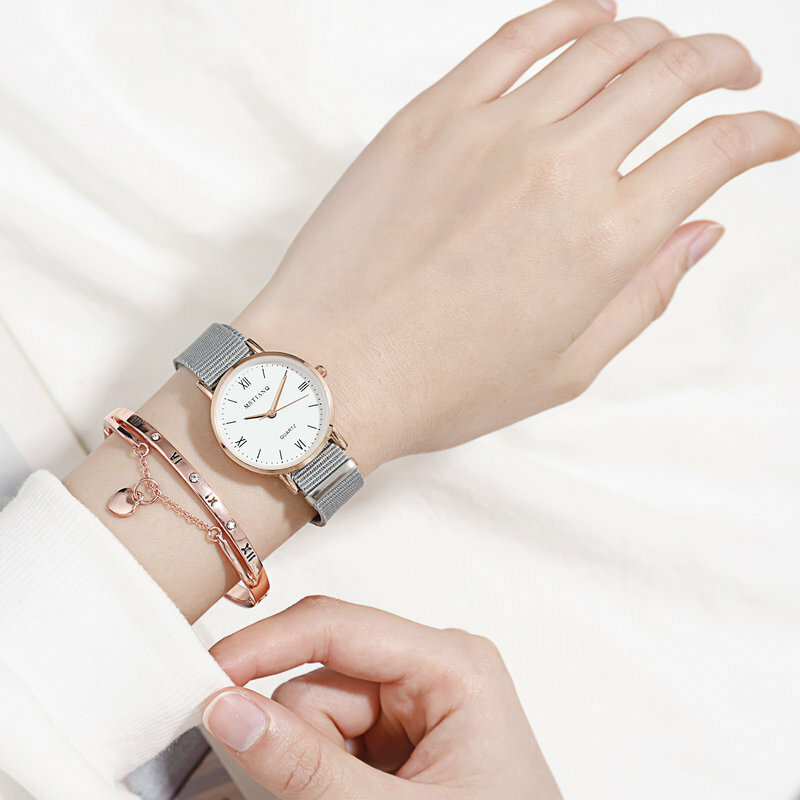 Miłośnicy kobiet prezent Relogio Feminino Top marka luksusowe damskie zegarki dla studentów dziewczyny zegar nylonowy pasek kobiet zegarki kwarcowe