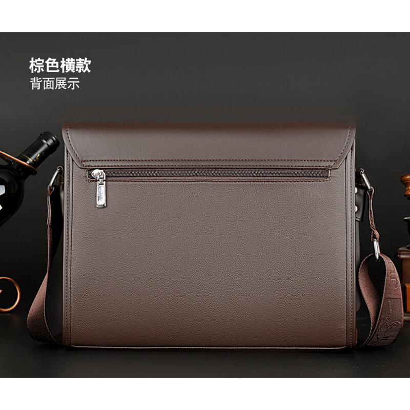 Portable Hand Work Business Office Male Messenger Bag Men Briefcase For Document Handbag Satchel Portfolio Bussiness Partfel Bag