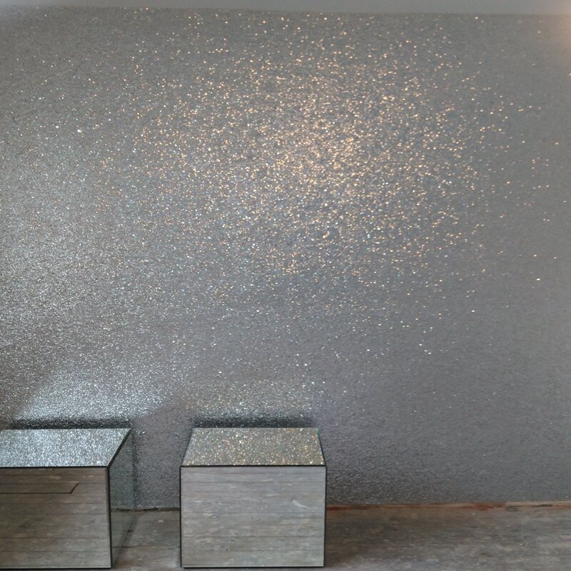 5m um rolo 138cm largura prata glitter tecido papel de parede rolos funky papel de parede e casa design