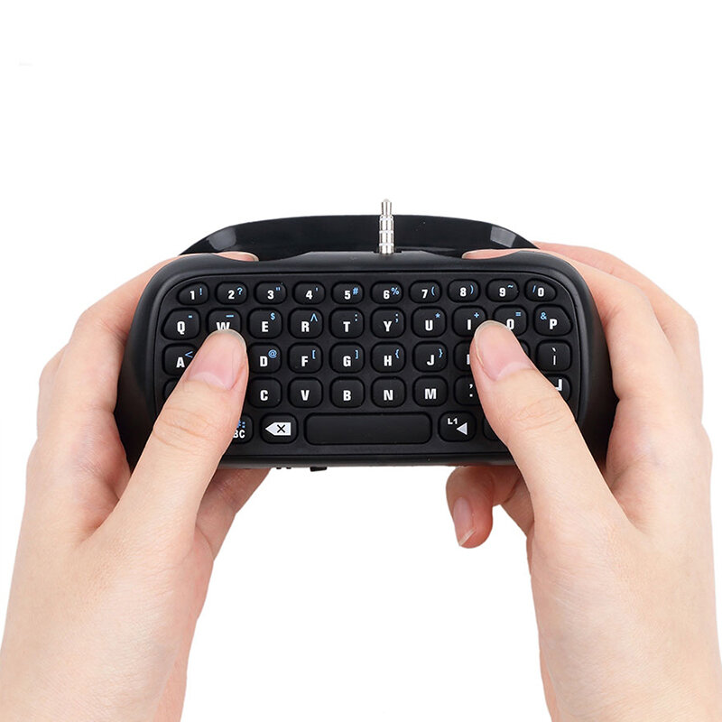 2020 nowy TP4-008 dla PS4 Mini bezprzewodowa klawiatura Bluetooth dla PS4 uchwyt klawiatury dla PlayStation 4 dla PS4 kontroler do gier R30
