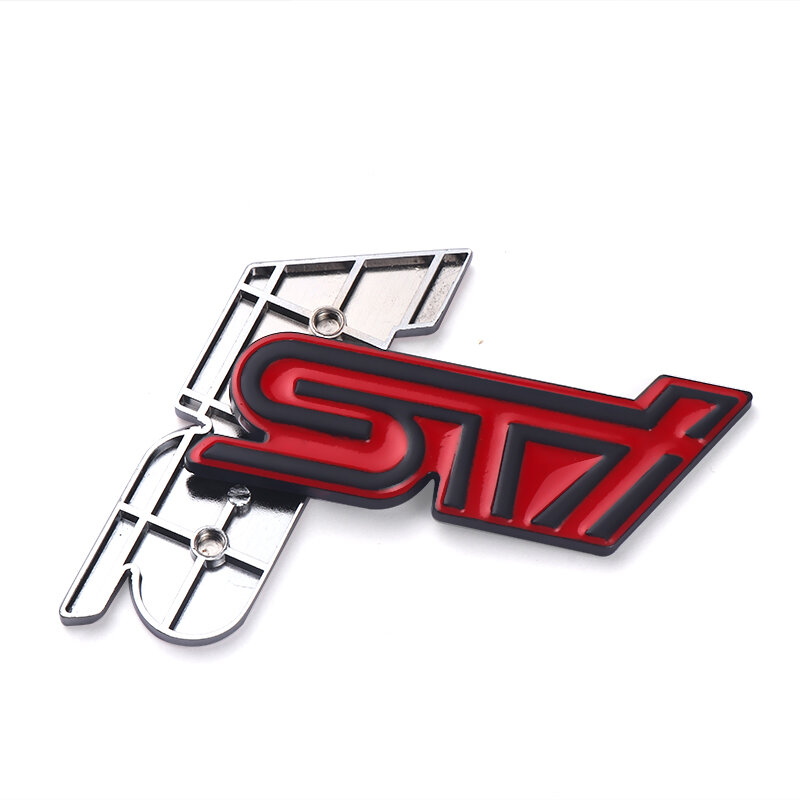 سيارة التصميم جديد 3D المعادن STI شعار الجبهة مصبغة ملصق شعار شارة ل سوبارو ليجاسي فورستر المناطق النائية امبريزا STI اكسسوارات