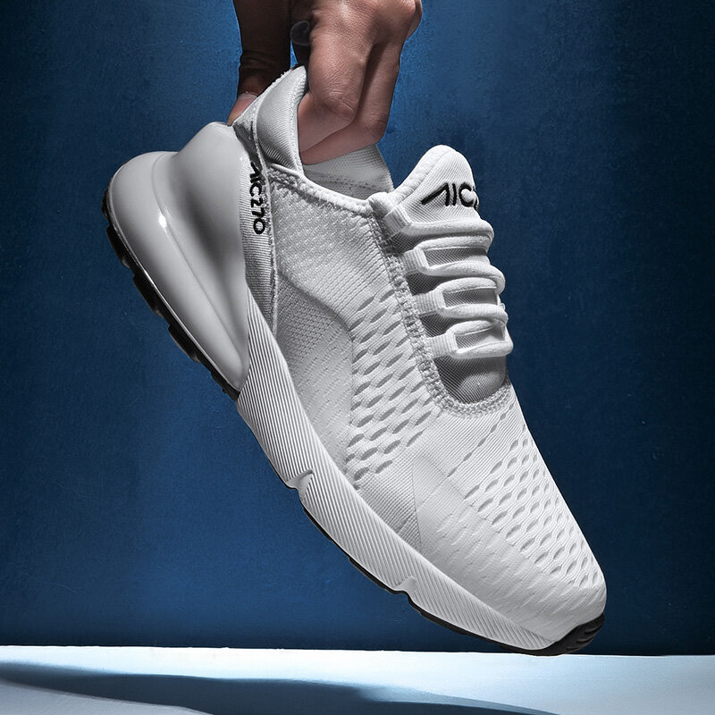 Design da marca 2019 venda quente novos homens tênis moda respirável almofada de ar sapatos casuais das sapatilhas das mulheres zapatos de hombre