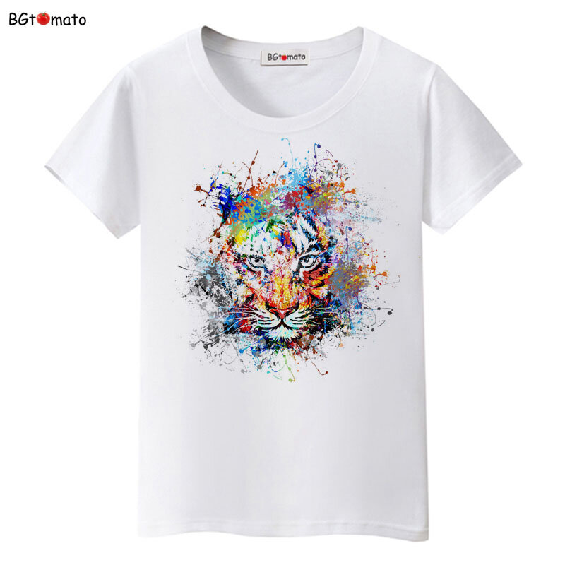 Горячая Распродажа! Яркие женские суперкрутые футболки с рисунком короля и Льва, Креативные 3D рубашки, оригинальная брендовая одежда, повседневные топы