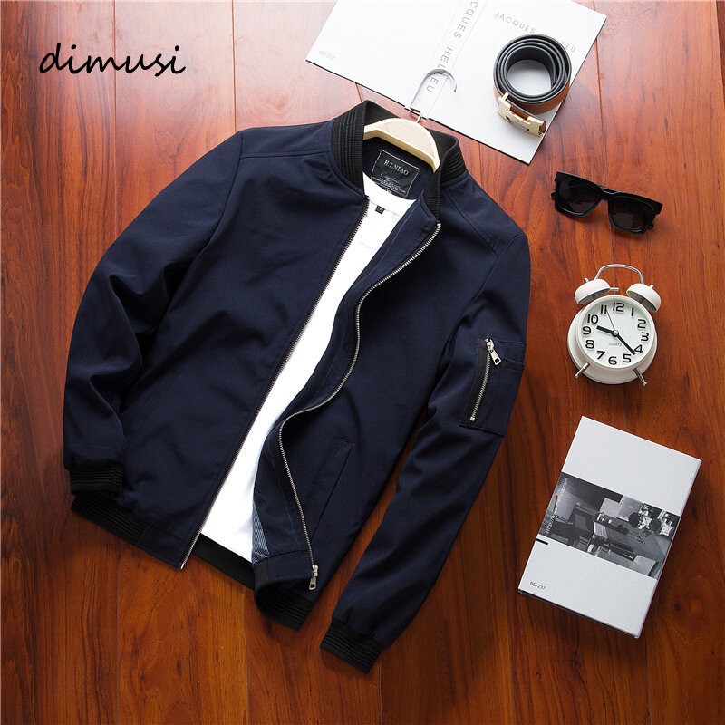 DIMUSI-Chaqueta Bomber para hombre, ropa de calle informal, abrigos con cremallera de Hip Hop, uniforme de béisbol de moda, chaquetas de aviador, ropa 9XL