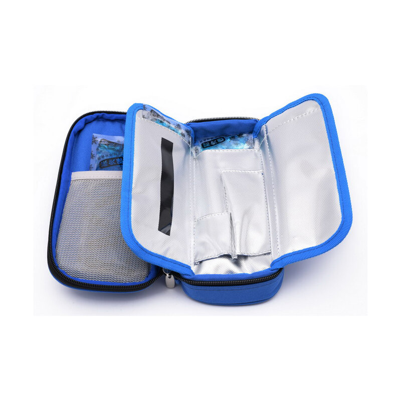 Портативный диабетический инсулиновый ледяной Пак Холодильный сумки протектор чехол инжектор функциональные сумки Bolsa Termica градусов по Цельсию Дисплей