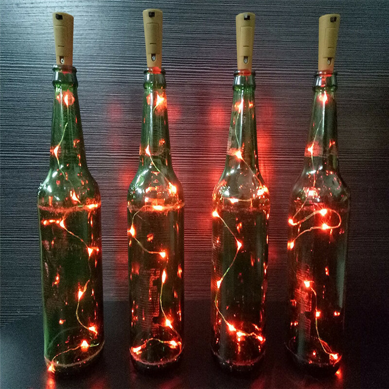 10pcs filo di rame LED String lights per ghirlanda festa matrimonio decorazione natalizia bianco caldo/bianco