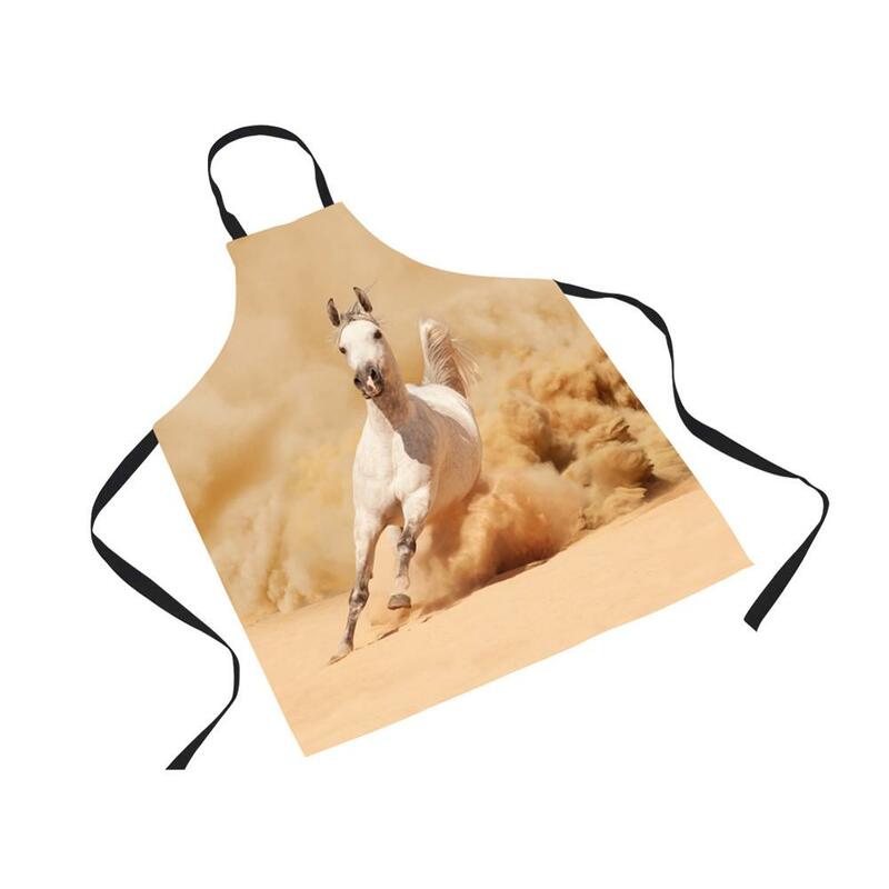 Avental de cozinha feminino dispalang, avental de algodão engraçado para cozinha, com bolso, estampa de música, para restaurante, note