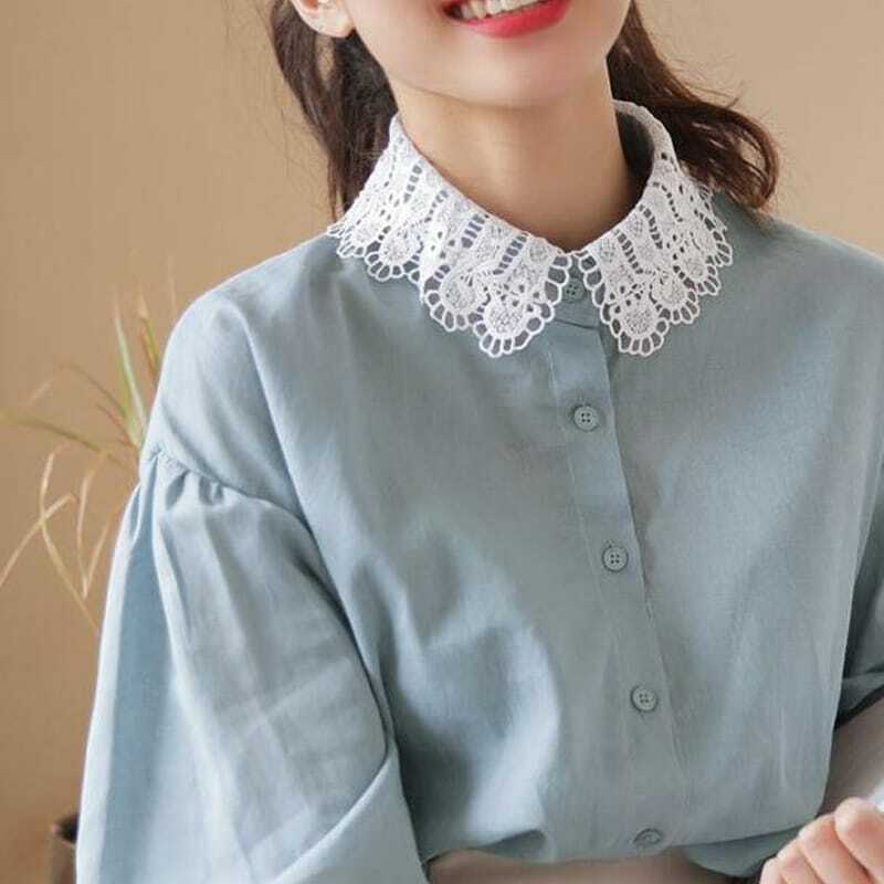 Crochet de revers de tempérament coréen, fleur de couleur unie, perceuse demi-longueur, collier décoratif noué, petit châle, manches factice