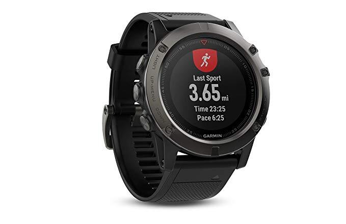 Fenix สมาร์ทวอทช์5X กันน้ำ Ultimate MultSport GPS, นาฬิกาอัจริยะตรวจสอบอัตราการเต้นของหัวใจกระจกแซฟไฟร์