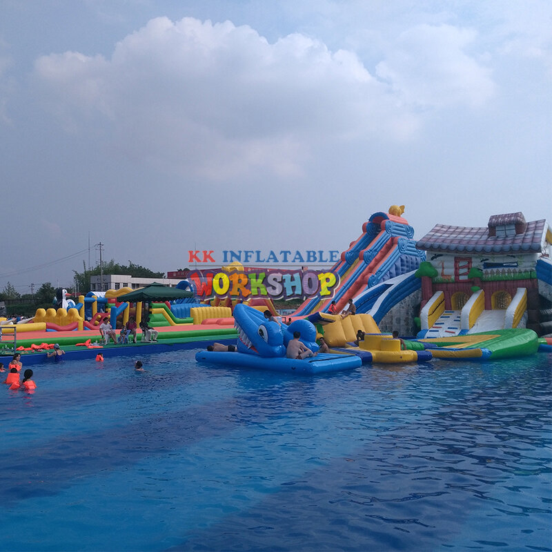 Каркасный бассейн, мобильный аквапарк, самый Забавный надувной бассейн