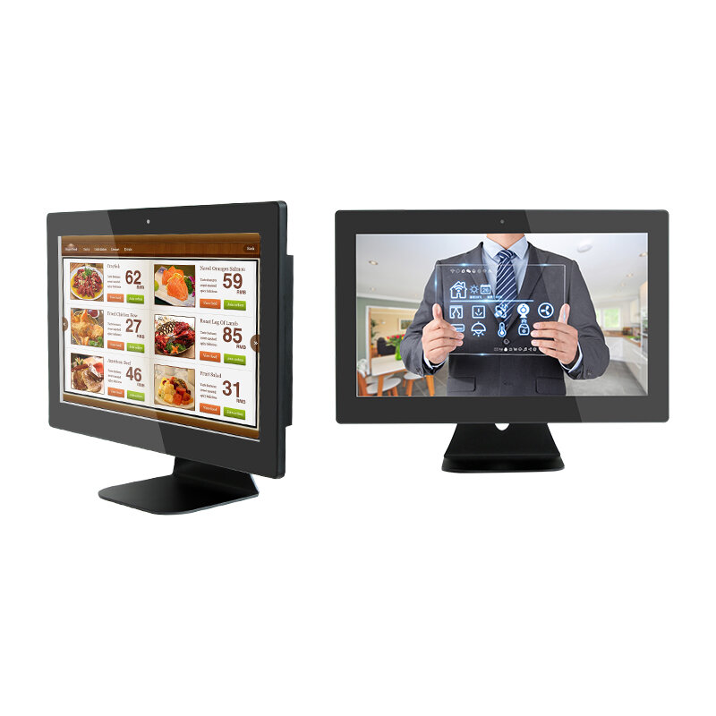 AIO RS232 chiny 13.3 cal ekran dotykowy PC przemysłowe wszystko w jednym komputerze wbudowany LCD wytrzymały tablet z systemem Android do kiosku signage