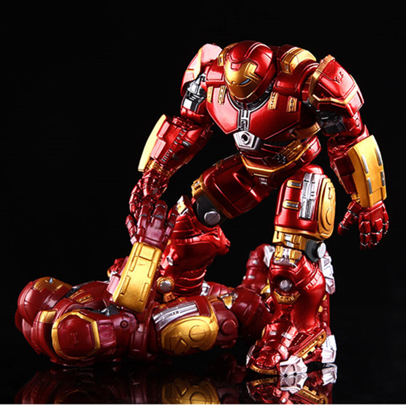 Avengers 2 Iron Man Hulkbuster Armor Joints Movable 18cm Mark With Led Light Pvc Action Figure Collection Model Toy E Bestdealplus - hulk buster roblox