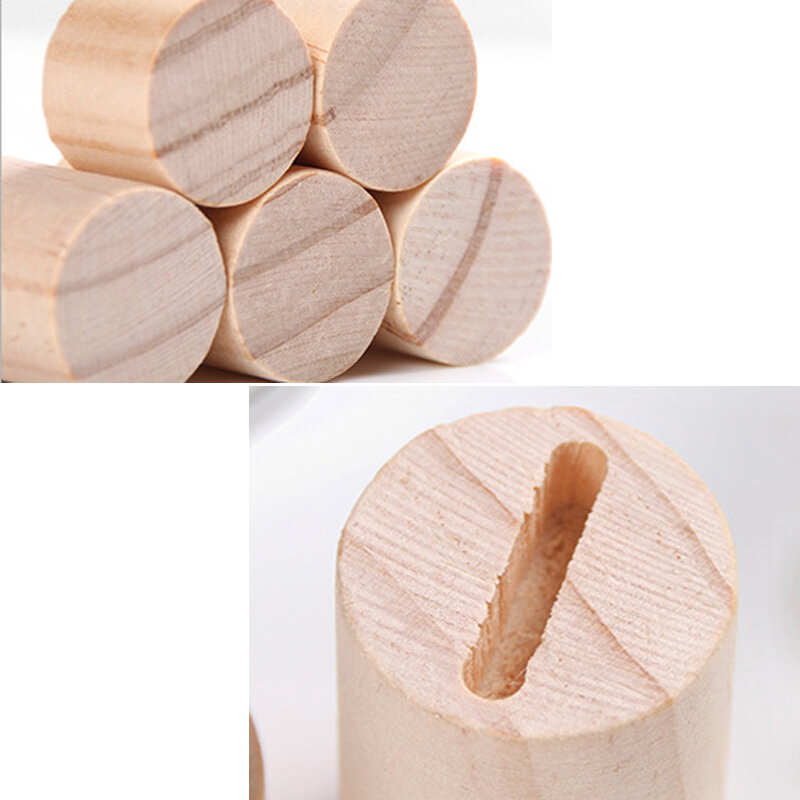 Novo design de madeira 5 argolas suporte de anéis populares armazenamento de jóias suporte de mostruário chaveiro